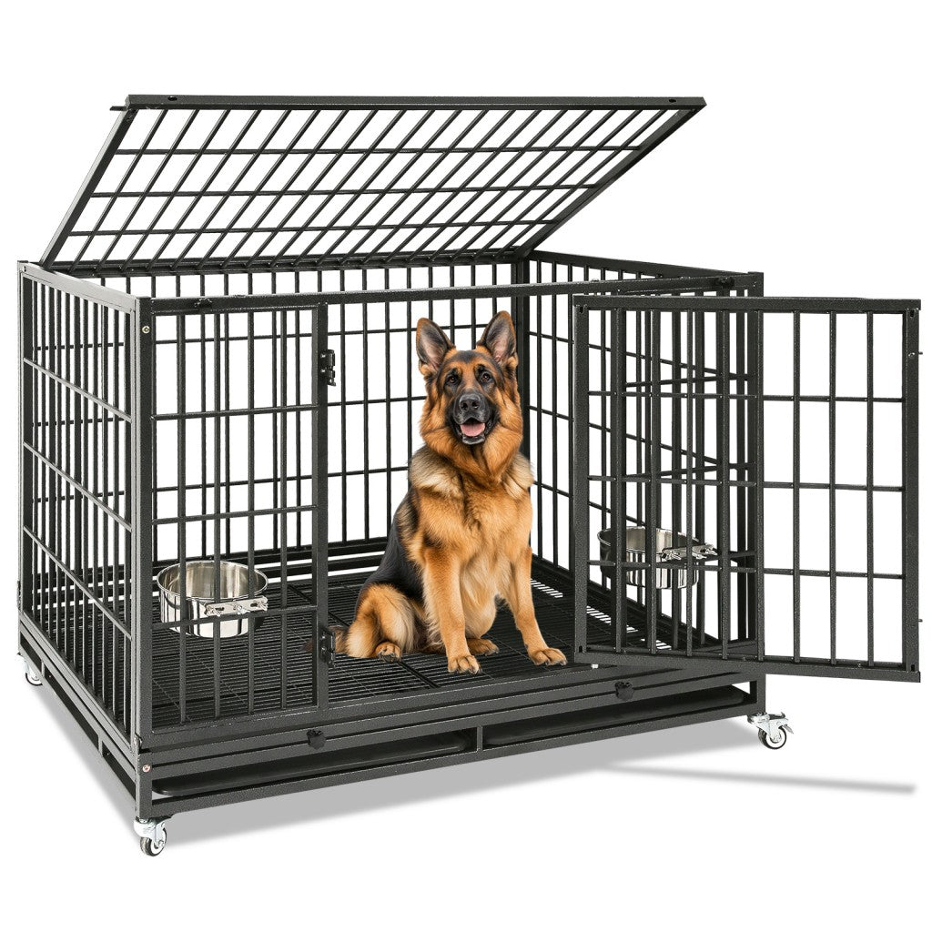 47" Heavy Duty Dog Cage for XL/XXL Dogs 471D02